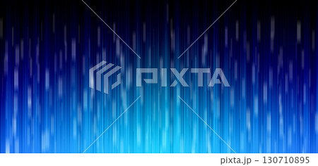 Abstract glowing blue vertical lines and light spots gradient background 130710895