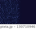 Elegant abstract background with blue pixel pattern on dark backdrop 130710946