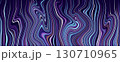 Abstract colorful wavy lines creating a mesmerizing glowing effect on dark background 130710965