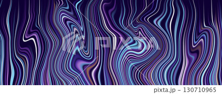 Abstract colorful wavy lines creating a mesmerizing glowing effect on dark background Abstract colorful wavy lines creating a mesmerizing glowing effect on dark background 130710965