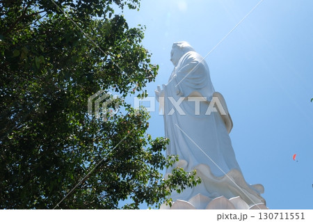 Lady Buddha statue at the Linh Ung Pagoda in Danang city in Vietnam Lady Buddha statue at the Linh Ung Pagoda in Danang city in Vietnam 130711551