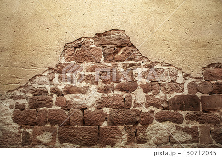 Renovation of an old wall in a village 130712035