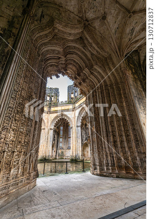 The Capelas Imperfeitas, Unfinished Chapels of Monastery of Batalha at Batalha, Portugal. 130712837