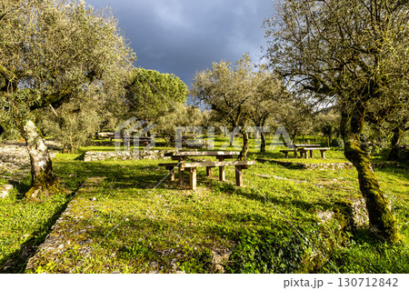 A 100m long Roman road in Alqueidao da Serra near Porto de Mos in Portugal 130712842