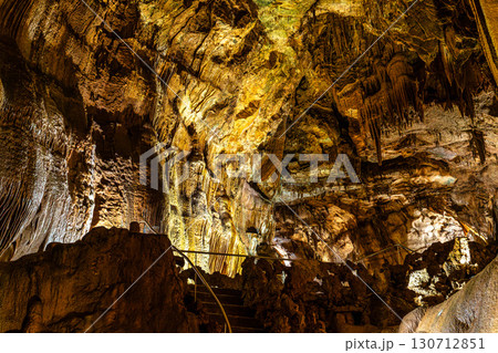 Mira de Aire Caves, Grutas de Mira de Aire at Leiria, Portugal. A set of limestone caves in Porto de Mos Mira de Aire Caves, Grutas de Mira de Aire at Leiria, Portugal. A set of limestone caves in Porto de Mos 130712851