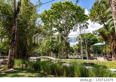 Praca Batista Campos in the city of Belem, in the state of Para, Brazil. 130712879