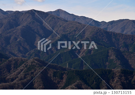 丹沢の仏果山山頂 展望台からの眺望 蛭ヶ岳 丹沢の仏果山山頂 展望台からの眺望 蛭ヶ岳 130713155