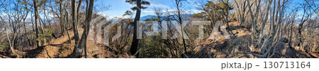 丹沢の相州アルプス 衣浸山(きぬひたしやま)山頂のパノラマ写真 丹沢の相州アルプス 衣浸山(きぬひたしやま)山頂のパノラマ写真 130713164