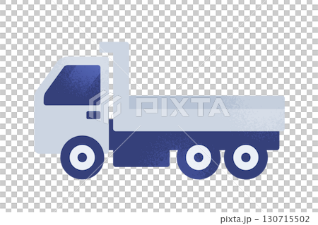 自卸卡車圖示向量圖示用於建築工地的重型機械 自卸卡車圖示向量圖示用於建築工地的重型機械 130715502