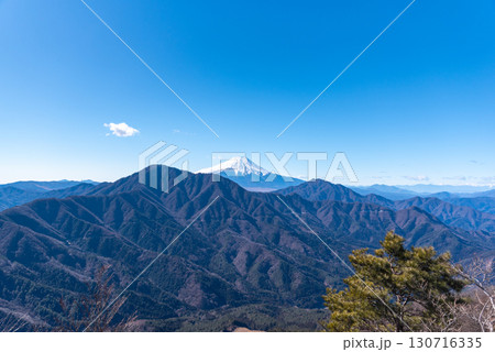 赤岩から見る富士山 130716335