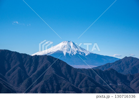 赤岩から見る富士山 赤岩から見る富士山 130716336
