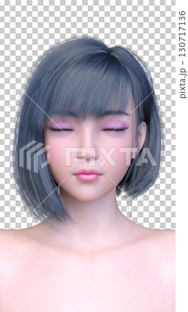 女人的臉的特寫 130717136