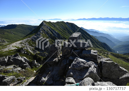 木曽駒ヶ岳登山、中央アルプス、長野県 130717737