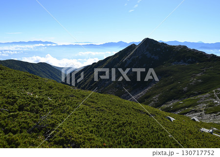 木曽駒ヶ岳登山、中央アルプス、長野県 木曽駒ヶ岳登山、中央アルプス、長野県 130717752