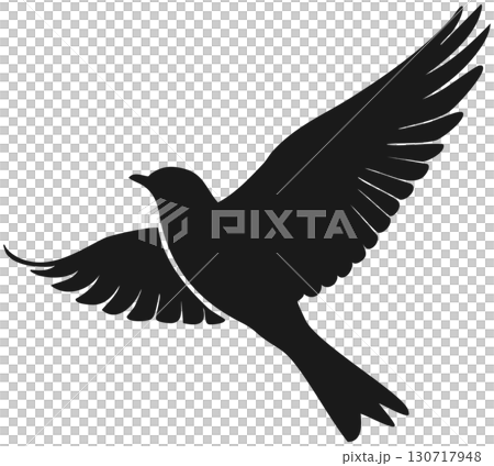 羽ばたく鳥 130717948