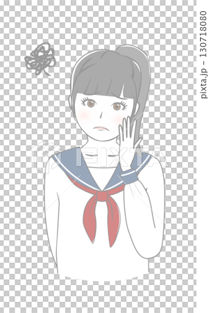 Troubled girl 130718080