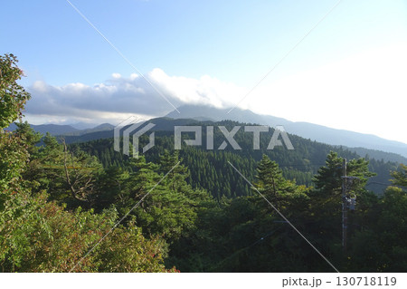 足柄城址から見る金時山／静岡県小山町・9月 130718119