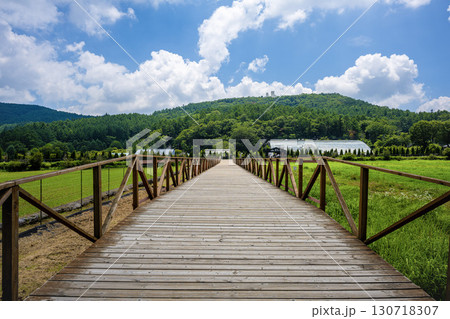 花の都公園の橋 130718307