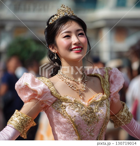 プリンセスのコスチュームで踊るテーマーパークダンサー2 プリンセスのコスチュームで踊るテーマーパークダンサー2 130719014