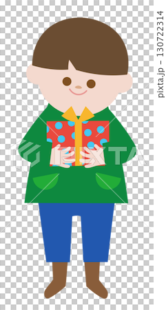 Child with a present 130722314