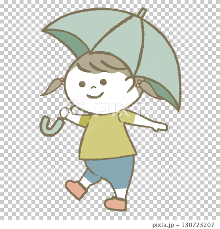 Child with a parasol 130723207