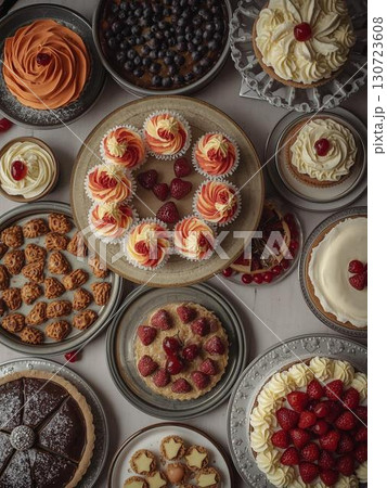 レトロ、ヴィンテージ感のある外国のケーキ、パイ、スイーツ③ レトロ、ヴィンテージ感のある外国のケーキ、パイ、スイーツ③ 130723608