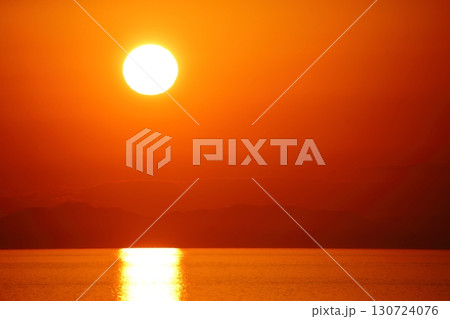 荒尾市 有明海 海岸 元旦の夕暮れ、 荒尾市 有明海 海岸 元旦の夕暮れ、 130724076