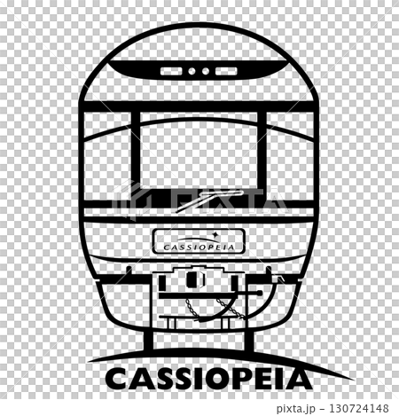 臥舖特快列車「仙后座」號客車車頭（斯洛涅夫E26型）上的郵票圖案 130724148