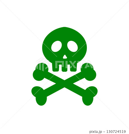 髑髏と骨のアイコン 髑髏と骨のアイコン 130724519