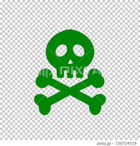 髑髏と骨のアイコン 髑髏と骨のアイコン 130724519