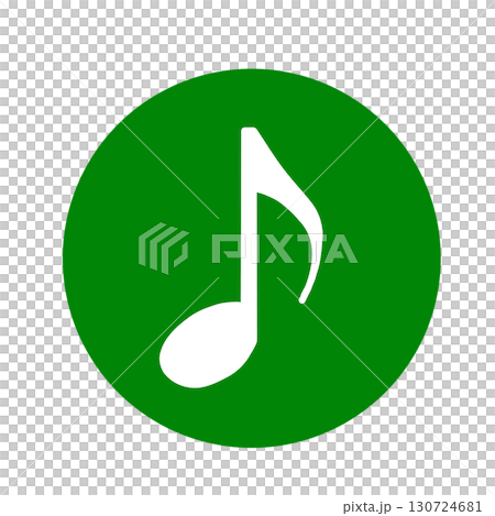 音楽の音符のアイコン 130724681