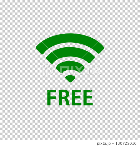Wi-Fi signal and FREE icon Wi-Fi signal and FREE icon 130725010
