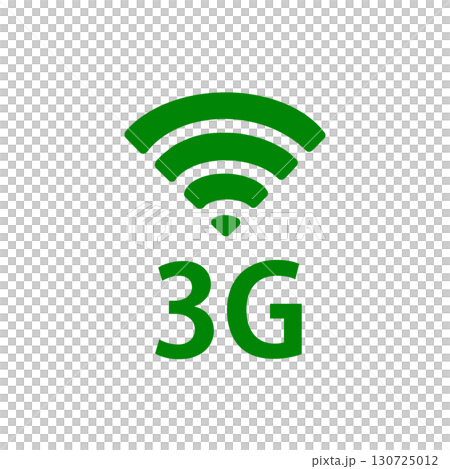 Wi-Fi signal and 3G icon 130725012