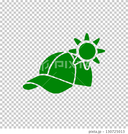 Cap and sun icon 130725013