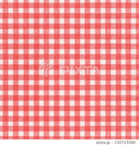 色鉛筆の優しいタッチで描いた赤いギンガムチェックの背景イラスト 色鉛筆の優しいタッチで描いた赤いギンガムチェックの背景イラスト 130725080