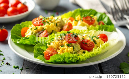 Egg Salad in Lettuce Leaf 130725152