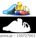 goods for kids childrens furniture and toys 3d render on white with alpha 130727063