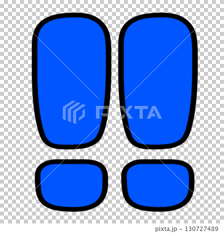 深藍色感嘆號插圖。感嘆號圖示。可用於強調和通知的素材。 深藍色感嘆號插圖。感嘆號圖示。可用於強調和通知的素材。 130727489