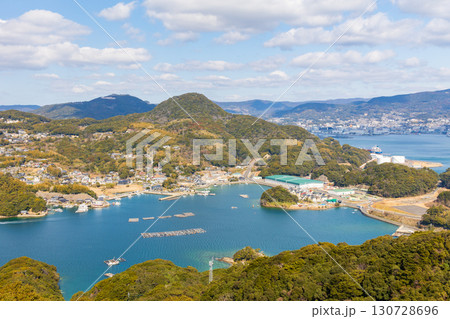 長崎県佐世保市　九十九島　展海峰 130728696