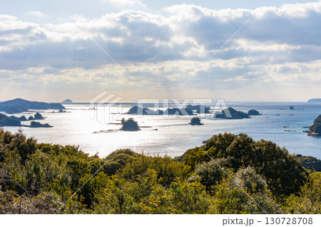 長崎県佐世保市 九十九島 船越展望所 長崎県佐世保市 九十九島 船越展望所 130728708