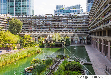 Barbican Estate Water Garden in London, UK - Brutalist Architecture and Urban Oasis Barbican Estate Water Garden in London, UK - Brutalist Architecture and Urban Oasis 130728839