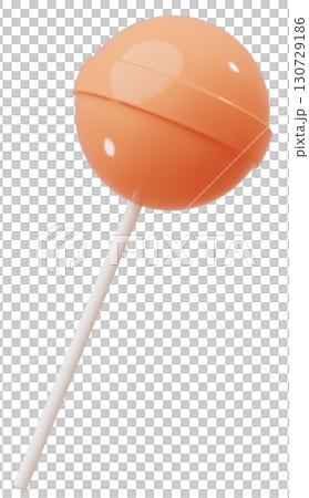 3D material_lollipop_orange 130729186