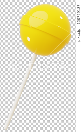 3D material_lollipop_yellow 130729187