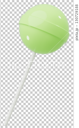 3D material_lollipop_yellow-green 130729188