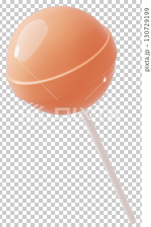 3D material_lollipop_orange 130729199