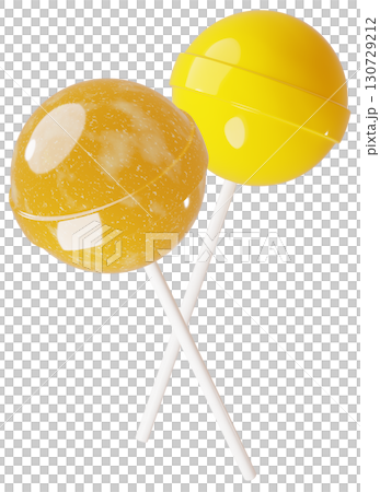 3D材質_棒棒糖_橘色 130729212