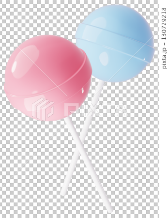 3D material_lollipop_pink 130729218