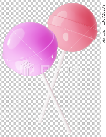3D material_lollipop_purple 130729238