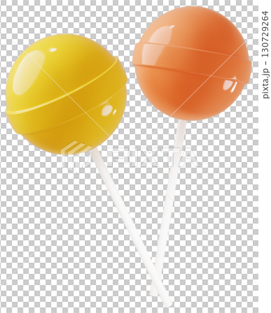 3D材質_棒棒糖_黃色 3D材質_棒棒糖_黃色 130729264