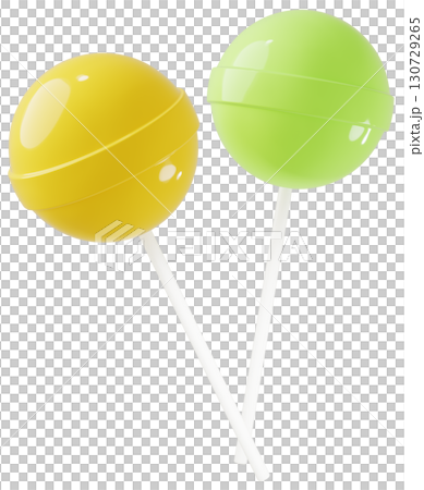3D material_lollipop_yellow 130729265